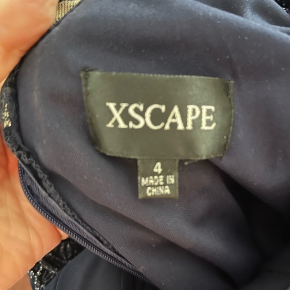 Dark navy formal dress - Picture 3 of 4